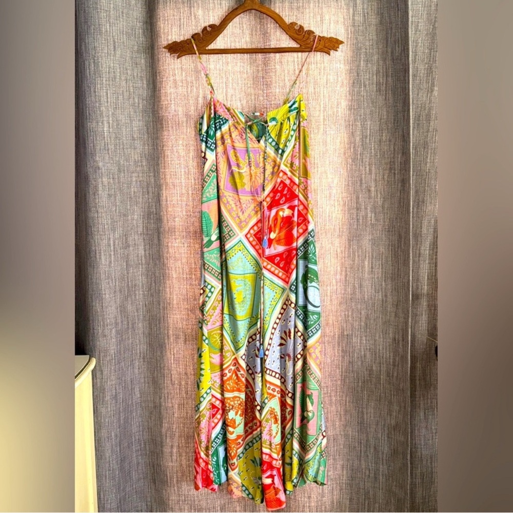 FARM Rio Colorful Geometric Maxi Dress
